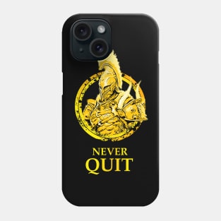 Warrior: Never Quit Phone Case