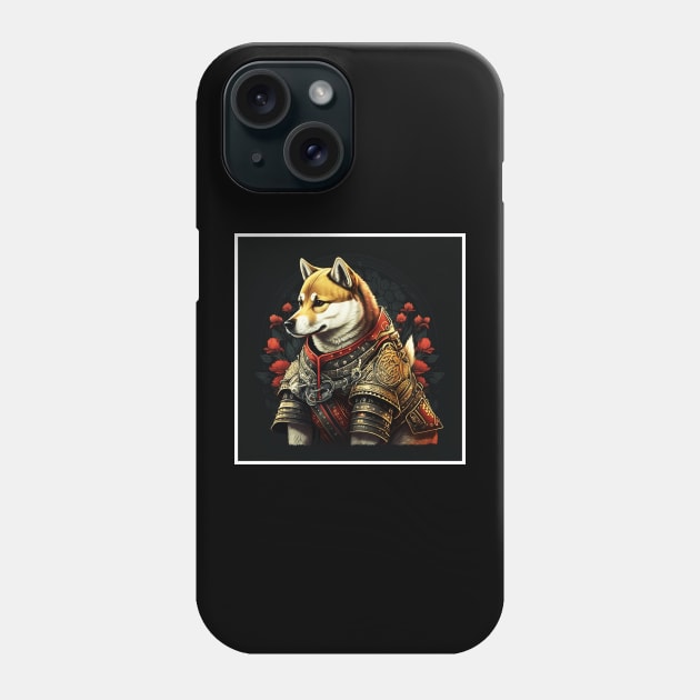 Shiba Inu dog, Samurai, Funny Dog Lover Phone Case by dukito