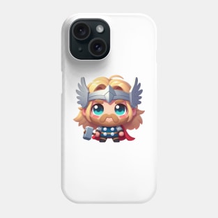 Cute Thor from scandinavian mythology Phone Case