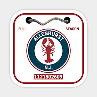 Allenhurst New Jersey Beach Badge Magnet