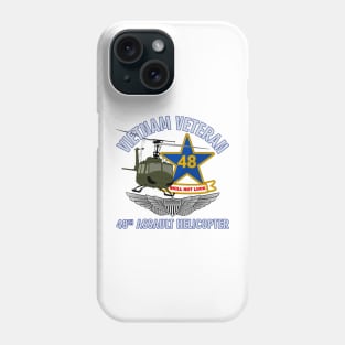 Vietnam Veteran - 48th Assault Helicopter Phone Case