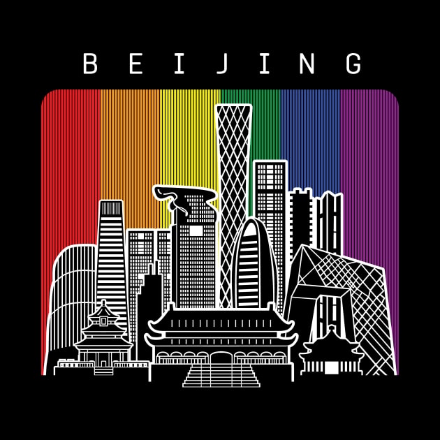 Beijing LGBT Rainbow Flag by travel2xplanet