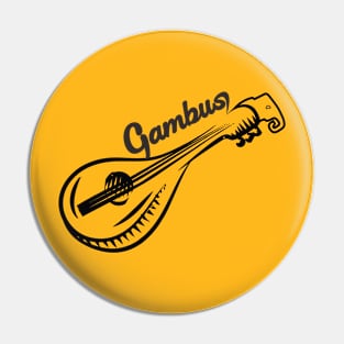 Guitar Gambus music Pin