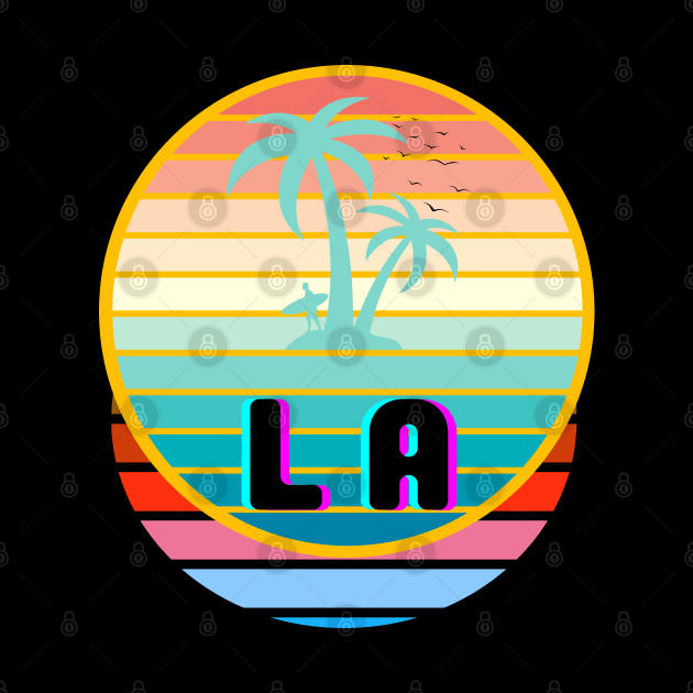 "Retro" L.A Palms by Invad3rDiz