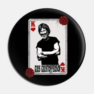 Vintage Card Kris Kristofferson Pin