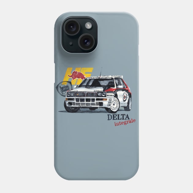 Lancia delta integrale Phone Case by dareba