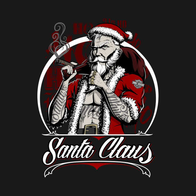 Discover Badass Santa Claus Christmas - Santa Claus - T-Shirt