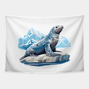 Leopard Seal Tapestry