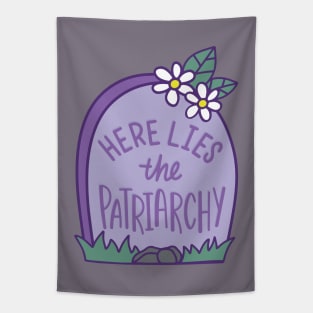 Here Lies The Patriarchy Tapestry