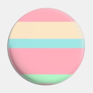 A world-class jam of Light Pink, Robin'S Egg Blue, Light Mint and Bisque stripes. Pin