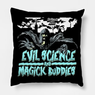 Evil Science and Magick Buddies Pillow