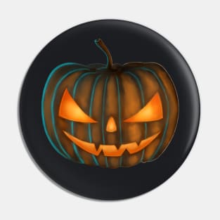 Angry pumpkin Pin