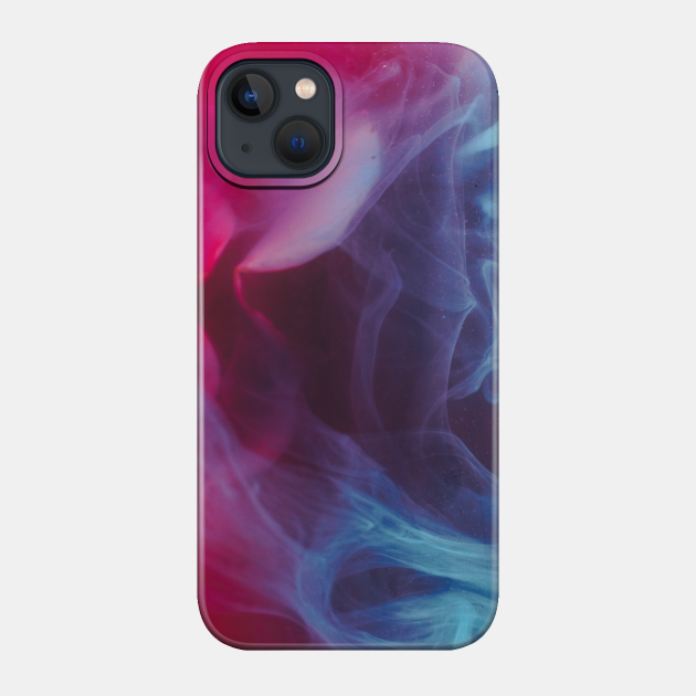 Pink & Blue Smoke - Pink Smoke - Phone Case