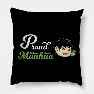 Trendy Vintage Proud To Be A Manhwa Reader Pillow