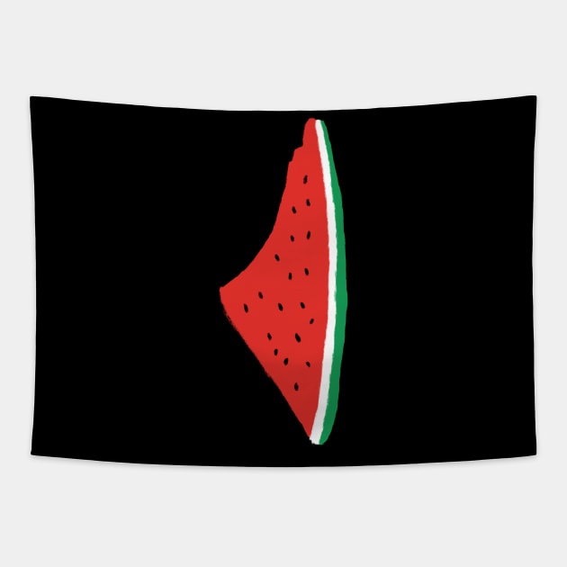 Palestine Watermelon Tapestry by artbycoan
