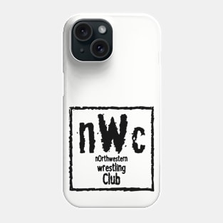 NWC Northwestern Wrestling Club BLACK SQUARE Phone Case