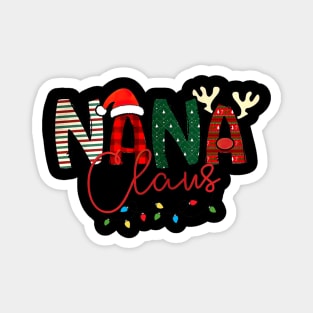 Nana Claus Ugly Christmas Sweater Funny Merry Xmas Magnet