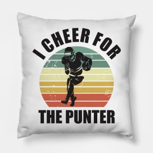 i cheer for the punter Pillow