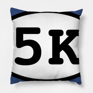 5k Race Decal Pillow