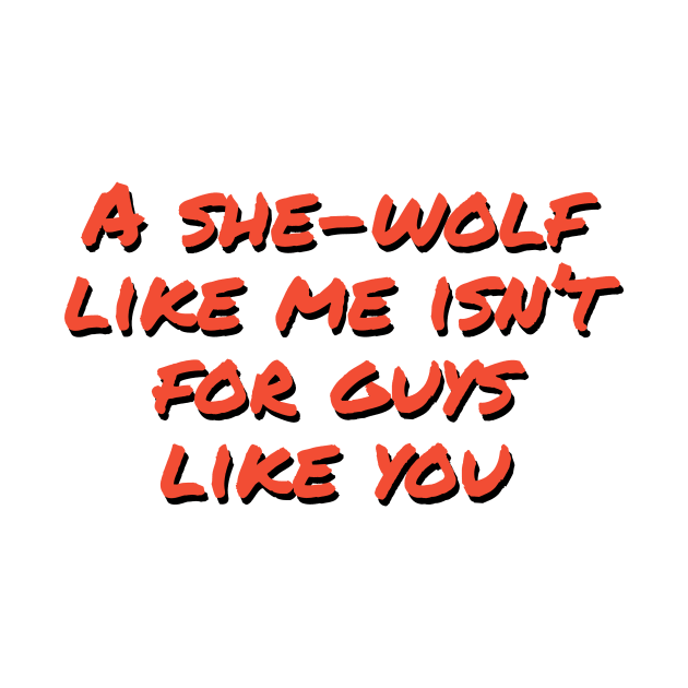 she-wolf like me isn't for guys like you Shakira by CERA23