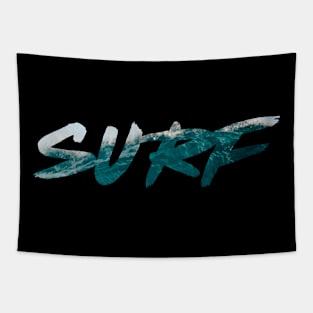 Surf On Sea Waves Tapestry