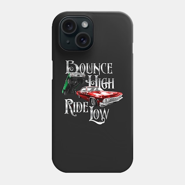 Auto Series Bounce High Ride Low Lowriders Phone Case by allovervintage