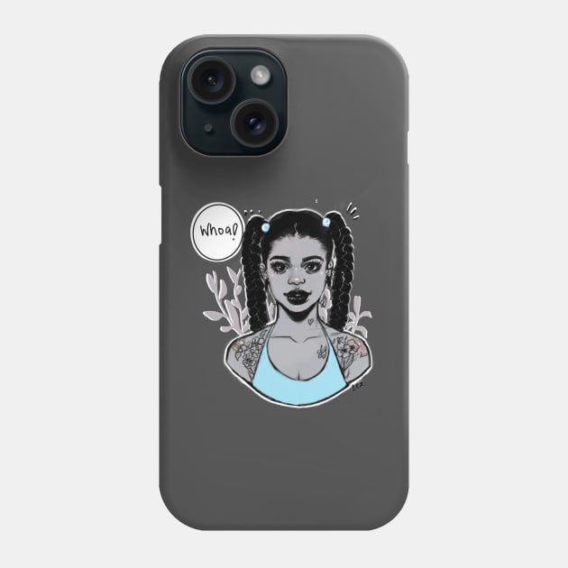 Girl in Braids Phone Case by R.Gray Illustrations 