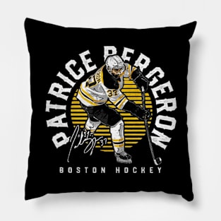 patrice bergeron emblem Pillow