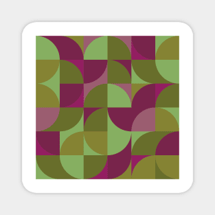 Modern Geometric (Mangosteen) Magnet