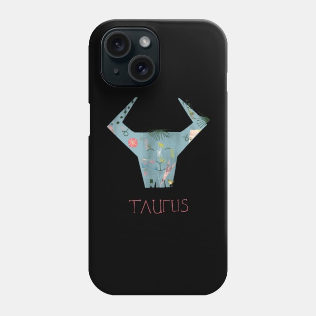 taurus Phone Case by nosheendesigns