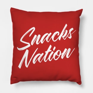 Snacks Nation Pillow