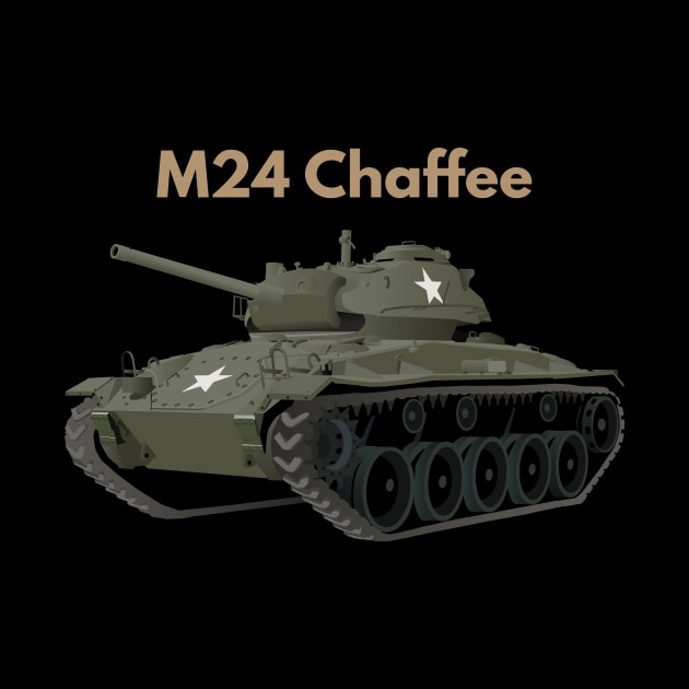 M24 Chaffee American WW2 Tank by NorseTech