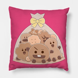 BT21 Shooky Chocolate Cookies Pillow