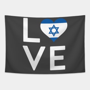 I Love Israel 70ths Anniversary Israeli Patriotic Tapestry