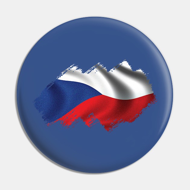 Flag of the Czech Republic Pin by Teemperor