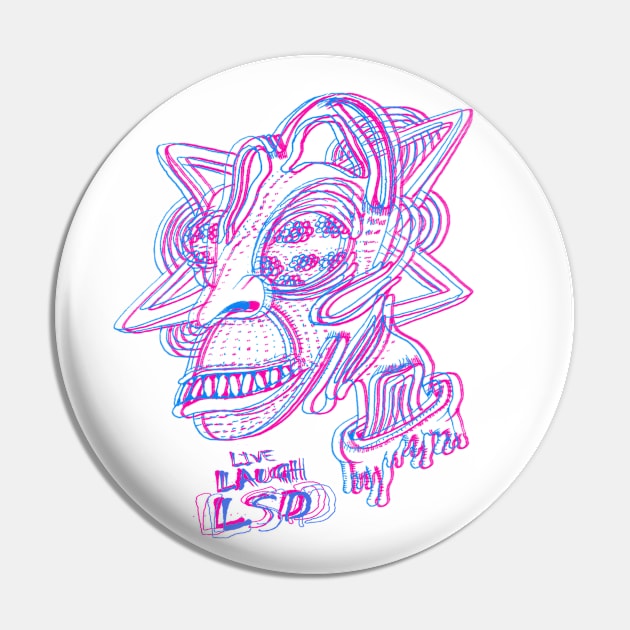 Live laugh LSD Pin by studio.143