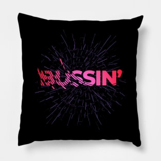 bussin', meme , this shit is bussin, its bussin Pillow