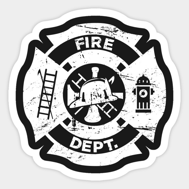distressed firefighter logo firefighter