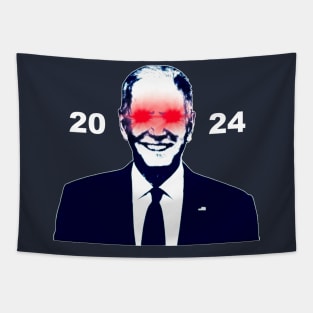 Dark Brandon 2024 Meme Biden Harris For President 2024 Tapestry