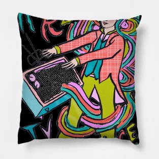 TV Guidance Black Light Pillow