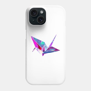 Vaporwave Origami Crane MKIII Phone Case