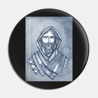 Jesus Christ Illustration Pin