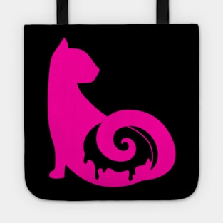 Hot Pink CattBon Logo Tote