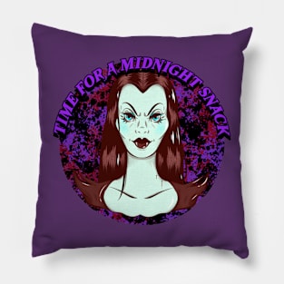 Time For A Midnight Snack Graphic Pillow