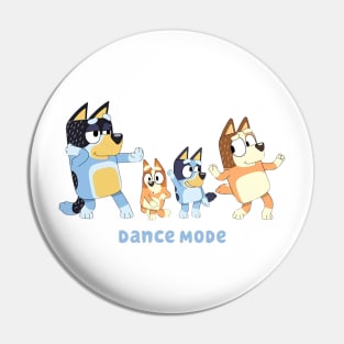 Bluey Dance Mode Pin