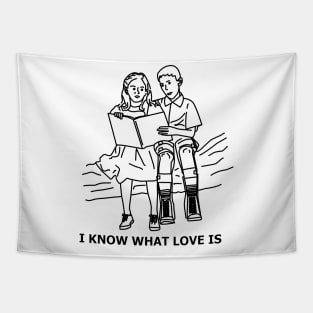 i know what love is forrest gump Tapestry