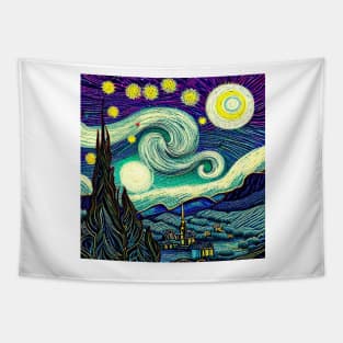 Beautiful Abstract Expressionistic Fantasya Tapestry