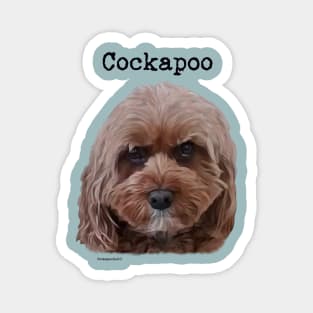 Brown Cockapoo Doodle Dog Magnet