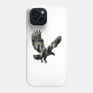 Majestic Forest Nature Eagle Silhouette Phone Case