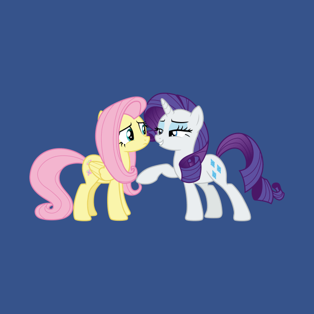 Rarity talking to Fluttershy 1 by CloudyGlow